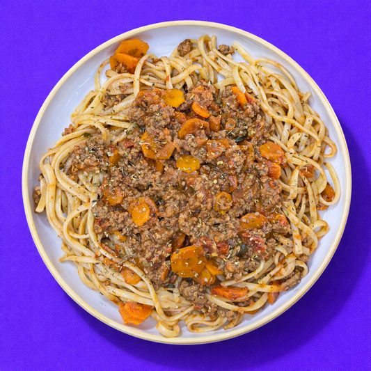 Spaghettis bolognaise aux carottes